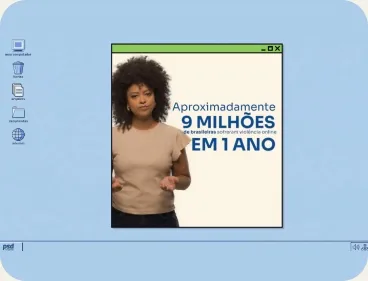 Frame de um vídeo de marca produzido pelo estúdio